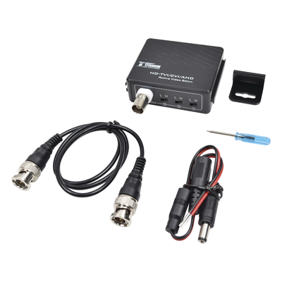 (TRANSCEPTOR) RECEPTOR DE VIDEO ACTIVO DE LARGO ALCANCE / 400 Metros con RECEPTOR ACTIVO TT4501T / Resolución 2 MP / Compatible con cámaras HD-TVI/CVI/AHD/CVBS / Protección Interconstruida contra sobretensión. - Imagen 4