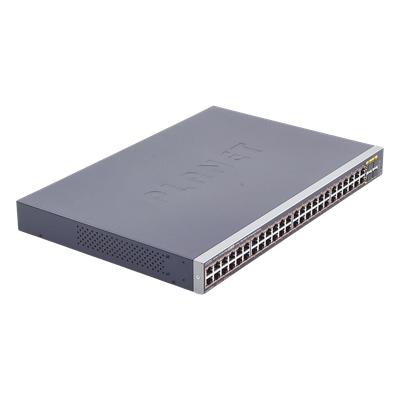 Switch Administrable de 48-Puertos 10/100/1000T 802.3at PoE + 4-Puertos 100/1000BASE-X SFP / 440W - Imagen 3