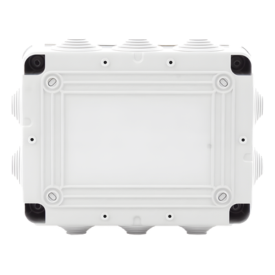 Caja de derivación de PVC Auto-extinguible con 10 entradas, tapa atornillada, 190 x 140 x 70 MM, Para Exterior (IP55) - Imagen 4