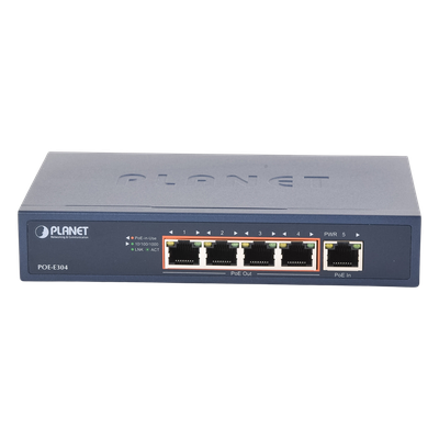 Extensor Ultra PoE de 65 Watts Con 4 Puertos Gigabit de Salida 802.3 af/at - Imagen 4