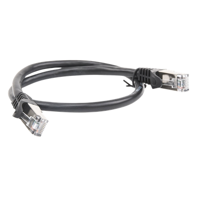 Cable de Parcheo FTP Cat6 - 0.5 Metros (1.64 Pies) - Negro - Imagen 4