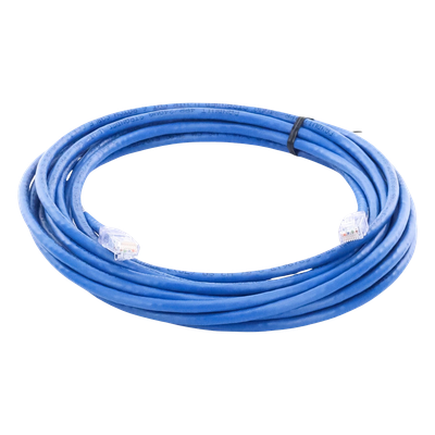 Cable de Parcheo UTP Categoría 6, con Plug Modular en Cada Extremo - 6 Metros (19.69 Pies) - Azul - Imagen 4