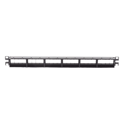 Panel de Parcheo Modular Keystone (Sin Conectores), Numerado y Espacio para Etiquetas, de 24 Puertos, 1UR - Imagen 4