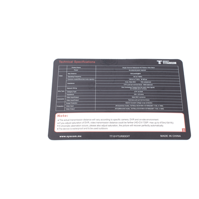 Kit de Transceptores (Baluns) para EXTERIOR TurboHD Hasta 4K HD-TVI / HD-CVI / AHD / CVBS / COAXITRON / AUDIO POR COAXITRON / Menu OSD / CONECTORES 100% COBRE / Con Cable RF Blindado. Distancia de hasta 200 m en 4K. Calidad PREMIUM - Imagen 7