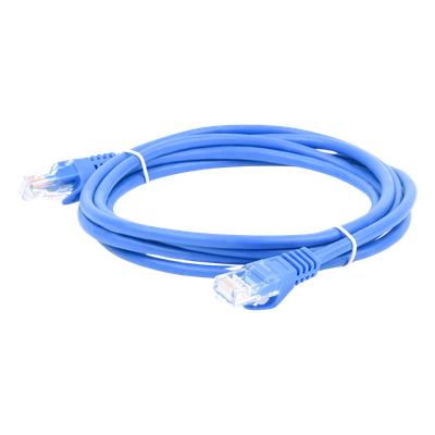 Cable de Parcheo UTP Cat5e - 2 Metros (6.56 Pies) - Azul - Imagen 5