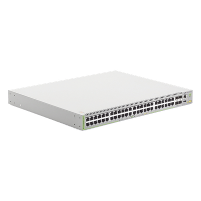 Switch PoE+ Administrable CentreCOM GS980M, Capa 3 de 48 puertos 10/100/1000Mbps + 4 SFP Gigabit, 740 W - Imagen 5
