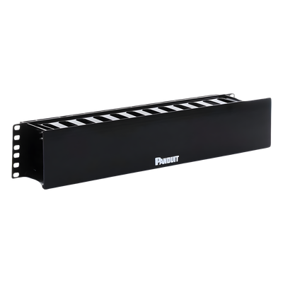Organizador de Cables Horizontal PatchLink, Sencillo (Solo Frontal), Con Tapa Extendida, Para Rack de 19in, 2UR - Imagen 6