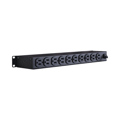 PDU Básico Para Distribución de Energía, Con 10 Tomas NEMA 5-15R Traseras, 1UR, 15 Amp, 120 Vca - Imagen 3