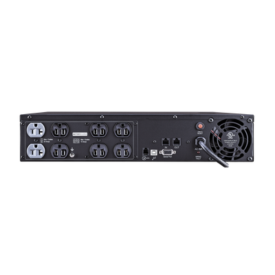 UPS 2000 VA/1540 W, Topología Línea Interactiva, Entrada 120 Vca NEMA 5-20P, Onda Senoidal Pura, Torre o Rack 2 UR, Con 2 Tomas NEMA 5-20R y 6 NEMA 5-15R - Imagen 3