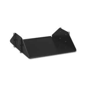 Charola Doble Para Soportar Equipo en Racks de 432 mm de Profundidad, de 19in, 3UR, Color Negro