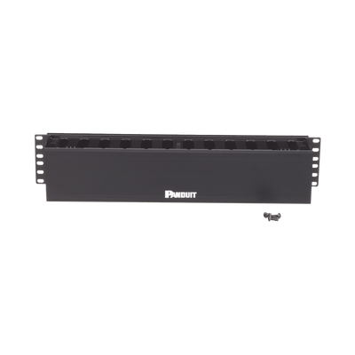 Organizador de Cables Horizontal PatchLink, Sencillo (Solo Frontal), Para Rack de 19in, 2UR - Imagen 5
