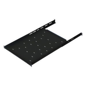 Charola Ajustable para Rack de 19" de 4 postes de 1 Unidad de Espacio. Profundidad de 633 a 816 mm