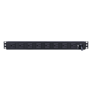 PDU Básico Para Distribución de Energía, Con 8 Tomas NEMA 5-15R Traseras, 1UR, 15 Amp, 120 Vca