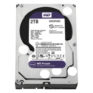 Disco Duro PURPLE de 2TB / 3 AÑOS DE GARANTÍA / Para Videovigilancia