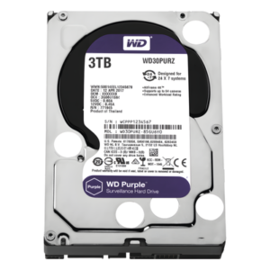 Disco Duro PURPLE de 3TB / 3 AÑOS DE GARANTÍA / Para Videovigilancia
