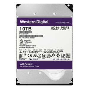 Disco duro WD de 10TB / 7200RPM / Optimizado para Videovigilancia
