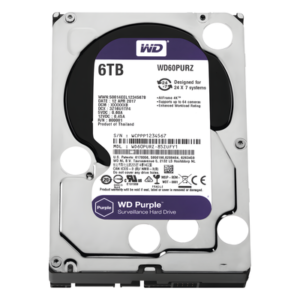 Disco Duro PURPLE de 6TB / 3 AÑOS DE GARANTÍA / Para Videovigilancia
