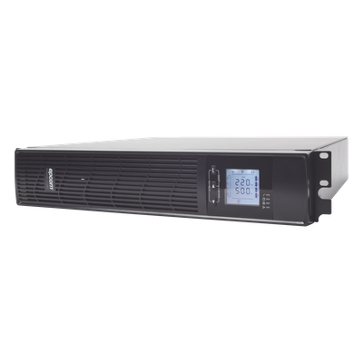 UPS de 1000VA/900W / Topología On-Line Doble Conversión / Entrada y Salida de 120 Vca / Clavija de Entrada NEMA 5-15P / Pantalla LCD Configurable /Formato Rack/Torre - Imagen 2