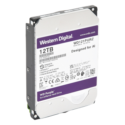 Disco duro WD de 12TB / 7200RPM / Optimizado para Videovigilancia - Imagen 2