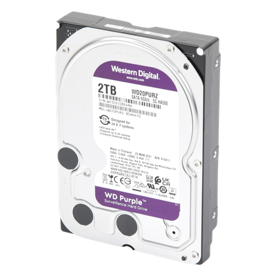 Disco Duro PURPLE de 2TB / 3 AÑOS DE GARANTÍA / Para Videovigilancia - Imagen 3