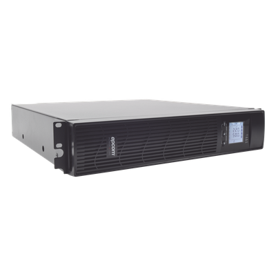 UPS de 1000VA/900W / Topología On-Line Doble Conversión / Entrada y Salida de 120 Vca / Clavija de Entrada NEMA 5-15P / Pantalla LCD Configurable /Formato Rack/Torre - Imagen 3