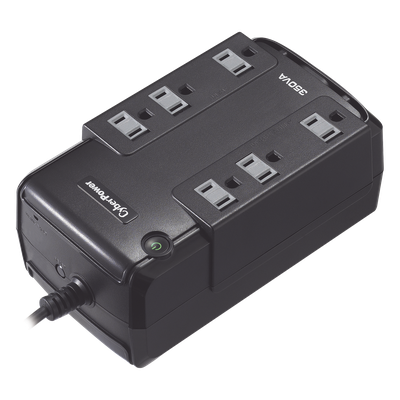 UPS de 350 VA/255 W, Topología Standby, Entrada 120 Vca NEMA 5-15P, Tipo Gabinete Compacto, Con 6 Tomas NEMA 5-15R - Imagen 3
