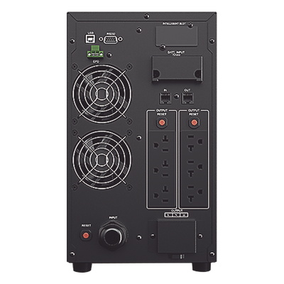 UPS de 3000 VA/2700 W, Online Doble Conversión, Entrada 120 Vca NEMA L5-30P, Onda Senoidal Pura, Tipo Torre, Con 6 Tomas NEMA 5-20R y 1 Block Hardwired - Imagen 3