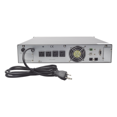 UPS de 1000VA/900W / Topología On-Line Doble Conversión / Entrada y Salida de 120 Vca / Clavija de Entrada NEMA 5-15P / Pantalla LCD Configurable /Formato Rack/Torre - Imagen 4