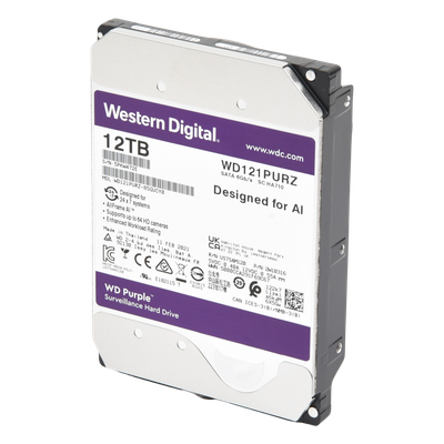 Disco duro WD de 12TB / 7200RPM / Optimizado para Videovigilancia - Imagen 4