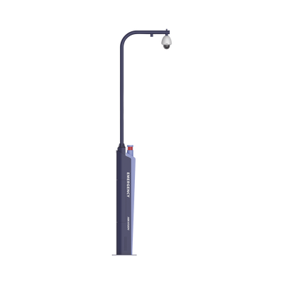 Estación de Pánico con Intercomunicador IP y Soporte para Cámara y/o PTZ - Imagen 3
