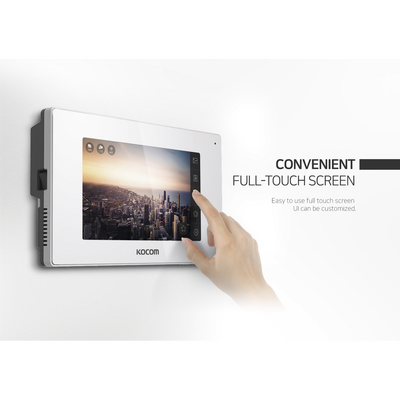MONITOR 7" COLOR BLANCO, ALTA DEFINICIÓN (HD), CON ENTRADA MICROSD PARA GRABACIÓN - Imagen 4