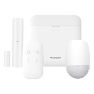 (AX PRO) KIT de Alarma AX PRO / Incluye: 1 Hub con bateria de respaldo / 1 Sensor PIR / 1 Contacto Magnético / 1 Control Remoto / WiFi / Compatible con Hik-Connect P2P