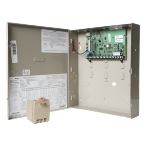 Panel de control de intrusión híbrido serie VISTA, expandible hasta 48 zonas, con comunicador IP integrado