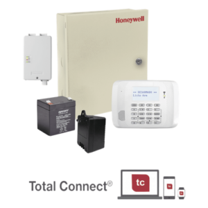 Kit de alarma con panel Vista-48LA, comunicador celular LTE, batería de respaldo y transformador
