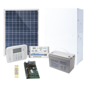 Kit de sistema de alarma VISTA-48LA con alimentación solar y teclado con receptor inalámbrico integrado