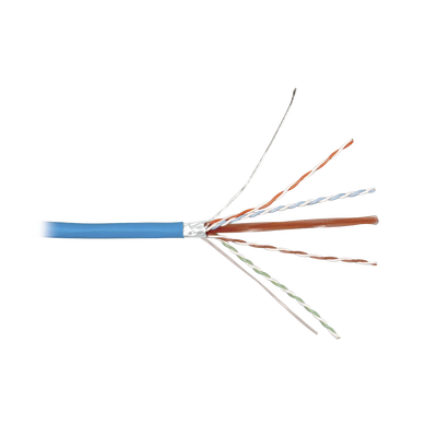Bobina de Cable Blindado F/UTP de 4 Pares, Z-MAX, Cat6A, Soporte de Aplicaciones 10GBase-T, CMR (Riser), Color Azul, 305m - Imagen 2