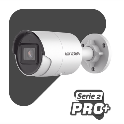 Bala IP 8 Megapixel (4K)/ Lente 2.8 mm / 40 mts IR EXIR /Exterior IP67 / WDR 120 dB / PoE / Micrófono Integrado / Videoanaliticos (Filtro de Falsas Alarmas) / Ultra Baja Iluminación / Metal - Imagen 2