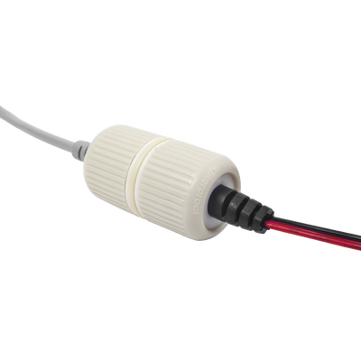 Protector para Exterior IP68 / Adaptador para el Conector Tipo Plug (12 Vcc) en Cámaras epcom / Color Negro / HIKVISION / HiLook