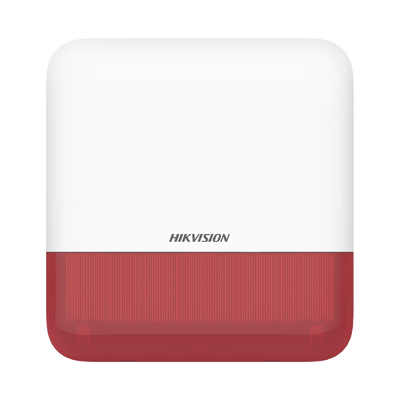 (AX PRO) Sirena Inalámbrica con Estrobo Rojo para Exterior IP65 / 110 dB - Imagen 2