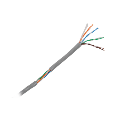 Bobina de cable de 305 m ( 1000 ft ) Cat5e, Aleación de Cobre y Aluminio ( CCA ), color Gris, Uso Interior. - Imagen 3