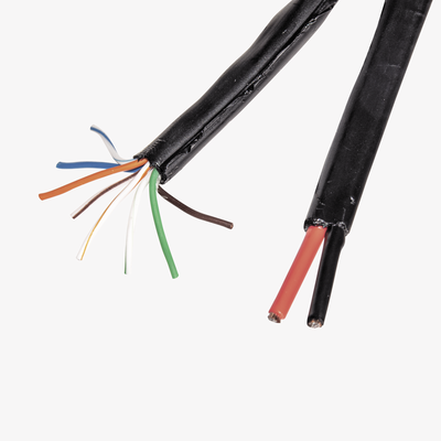 Bobina de Cable Siamés Cat5E CCA + 2 Cables Gruesos (16 AWG) para Alimentar Cámaras Más Lejos / 305m / Instalación en Exterior / Uso Industrial para Climas Extremos - Imagen 4