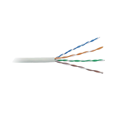 Bobina de cable de 305 m, ( 1000 ft ), Cat5e, alto rendimiento, color blanco, UL, para aplicaciones en video vigilancia, redes de datos. Uso en interior - Imagen 3