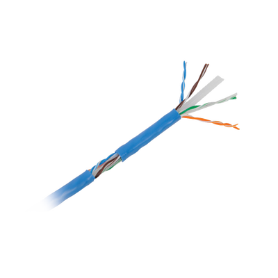 Bobina de Cable de 305 m (1000 ft) Cat6 aleación de Cobre y Aluminio ( CCA ), color Azul Versión Económica. Uso en interior. - Imagen 3