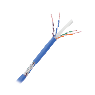 Bobina de cable de 305 metros Cat6+, CM, CALIBRE 23 ALTO RENDIMIENTO, ETL,UL, color azul, super flexible, para aplicaciones de video vigilancia, video HD, y redes de datos. Uso interior. - Imagen 3