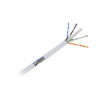 Bobina de Cable UTP de 305 m (1000 ft) Cat6 aleación de Cobre y Aluminio (CCA), color blanco, Uso exclusivo interior - Imagen 3