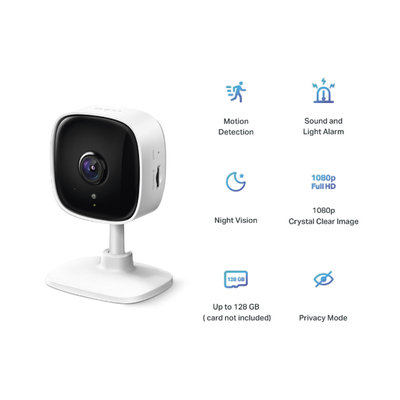 Cámara IP Wi-Fi para hogar, 2 megapixel, audio doble vía, visión nocturna, notificación Push, acepta memoria Micro SD de para grabación. - Imagen 3