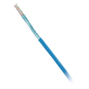 Bobina de Cable Blindado F/UTP de 4 Pares, Cat6, LSZH (Libre de Gases Tóxicos), Color Azul, 305 Metros (1000 Pies)
