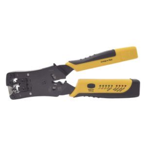 Pinza 3 en 1: Pelacables/ Terminado/ Probador para UTP. Enchufe Modular de Prueba para RJ45/RJ11/RJ22.