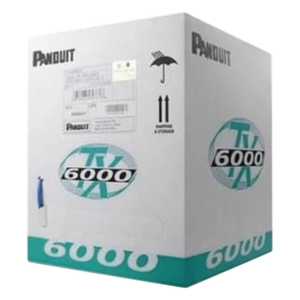 Bobina de Cable UTP 305 m. de Cobre, TX6000™ PanNet, Reelex, Blanco, Categoría 6 Mejorado (23 AWG), PVC (CMR, Riser), de 4 pares