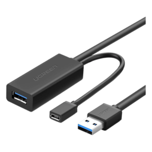 Cable de Extensión Activo USB 3.0 con puerto de alimentación Micro USB / 5 Metros / USB 3.0 a 5Gbps / No requiere controlador / Ideal para impresoras, consolas , Webcam, etc.